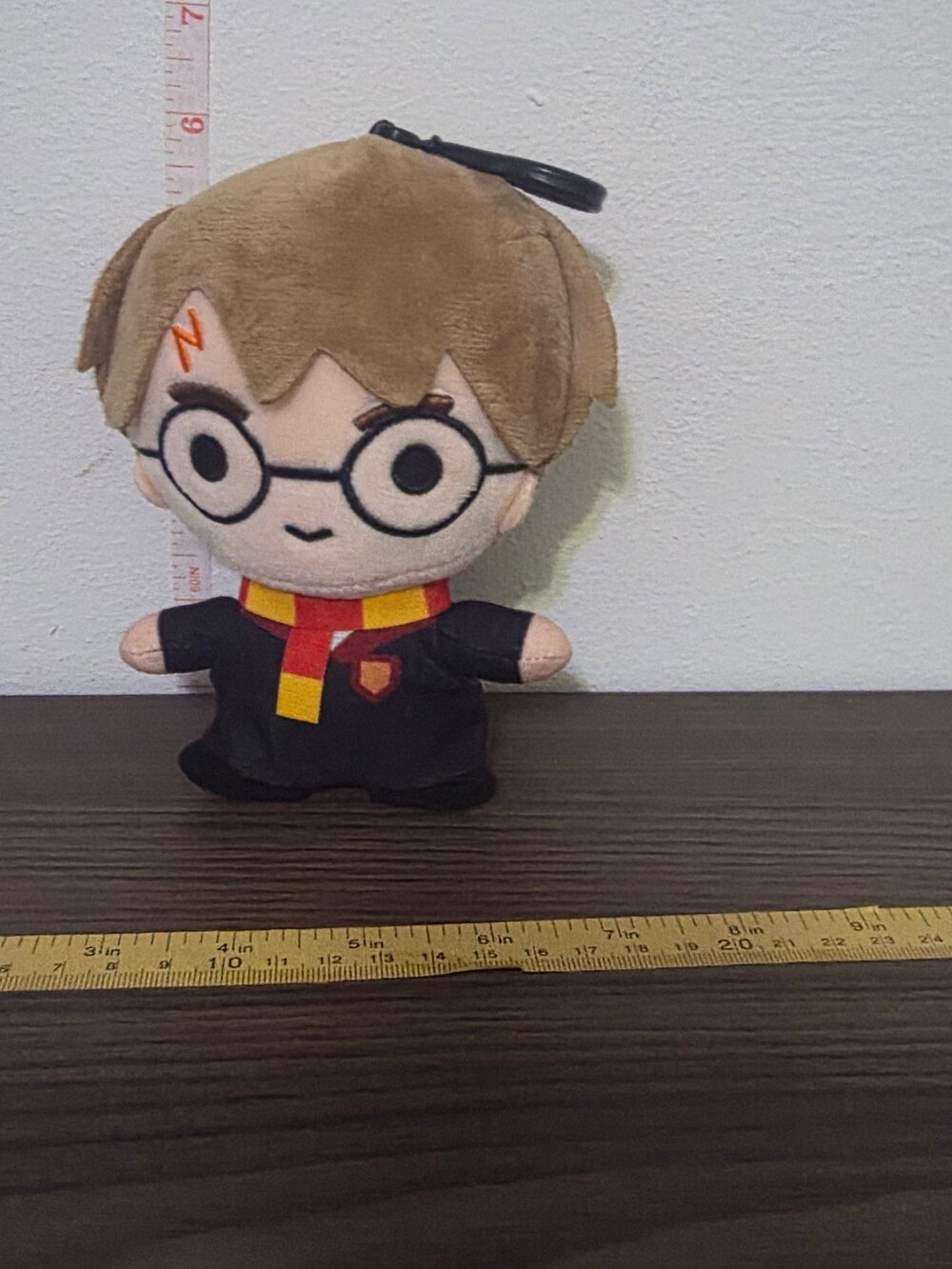 Harry Potter Chibi Plush Bag Clip with zipper pocket
